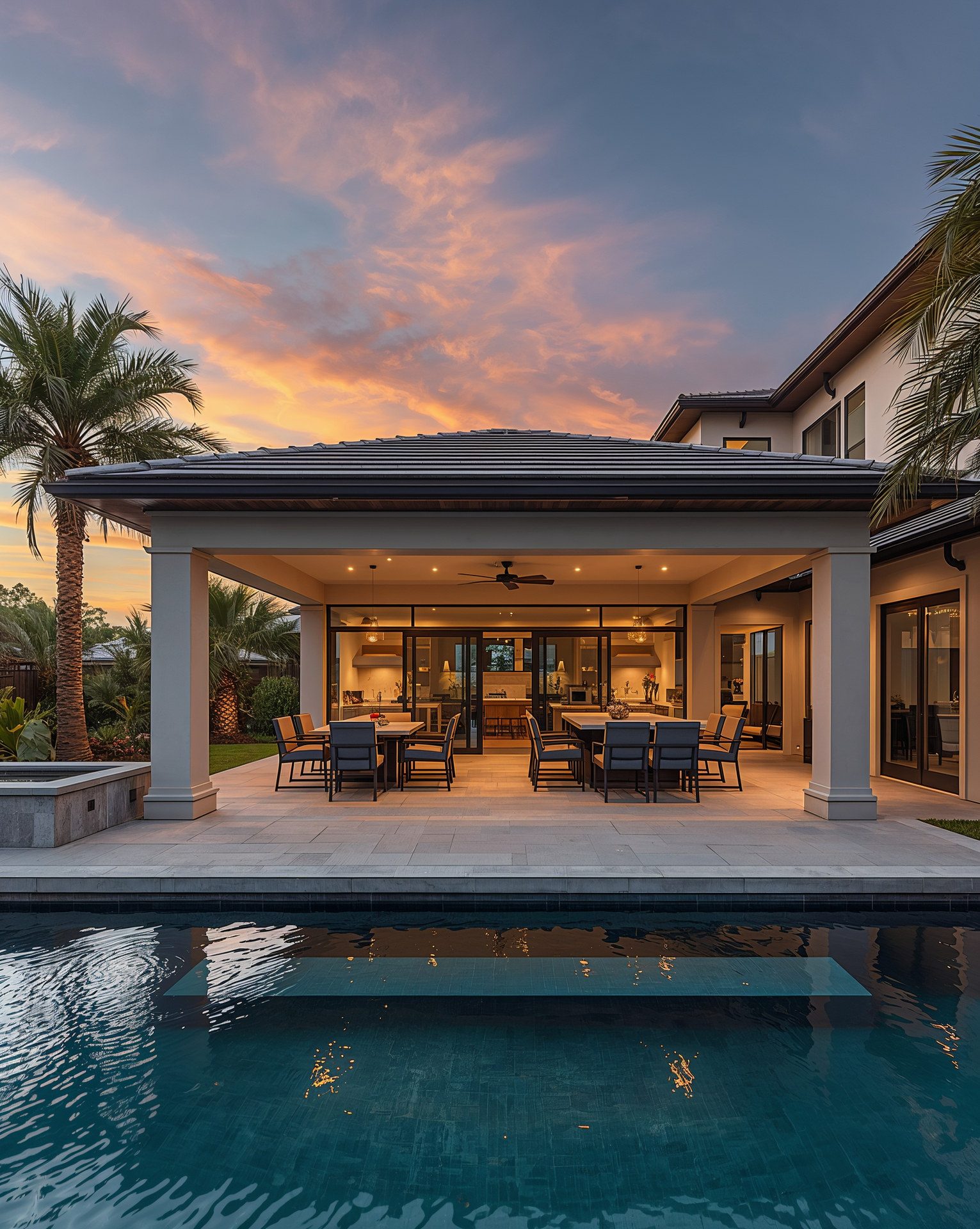 Luxury construction in Surfside, Florida